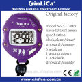 CT-863 split memory stopwatch, plastic digital watch, bicycle stopwatch